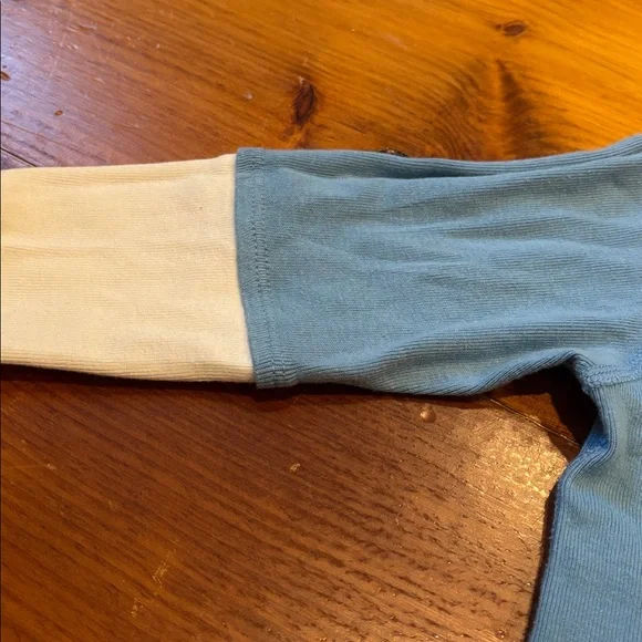 HANNA ANDERSSON 130 Blue Organic Doctor Nurse Applique Pajama Top L/S - Picture 2 of 4